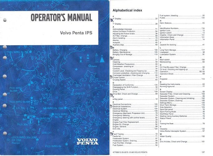 Volvo Penta IPS Manuals and Handbooks