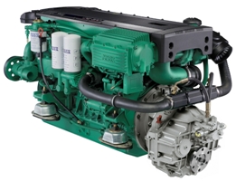 D6-370 ENGINE WITH HS80AE GEARBOX, D6 SERIES VOLVO PENTA ENGINES