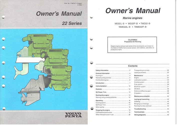 Operator/Owner's Manual for 22 Series Engines - New Old Stock
