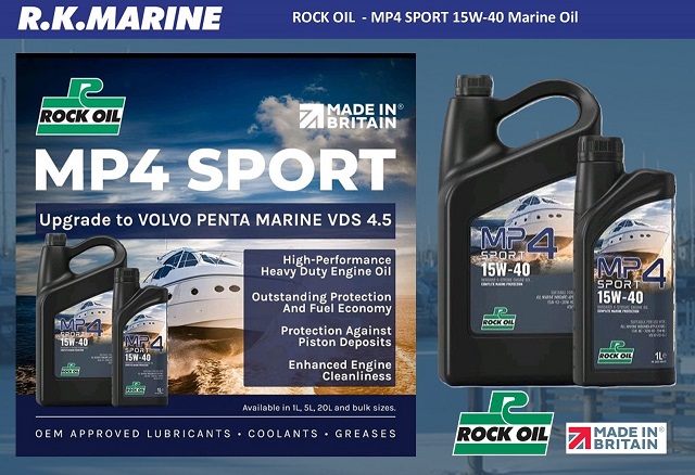 ROCK OIL MP4 SPORT Marine 15W-40 Oil
