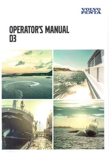 Operator's/Instruction Manual for D3 Engines 2018 Edition - New Old Stock