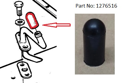 Oil Suck out tube cap (1276516)