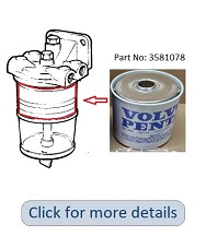 FUEL PRE FILTER INSERT (3581078) 10 MICRON FOR FUEL PRE FILTER 877767